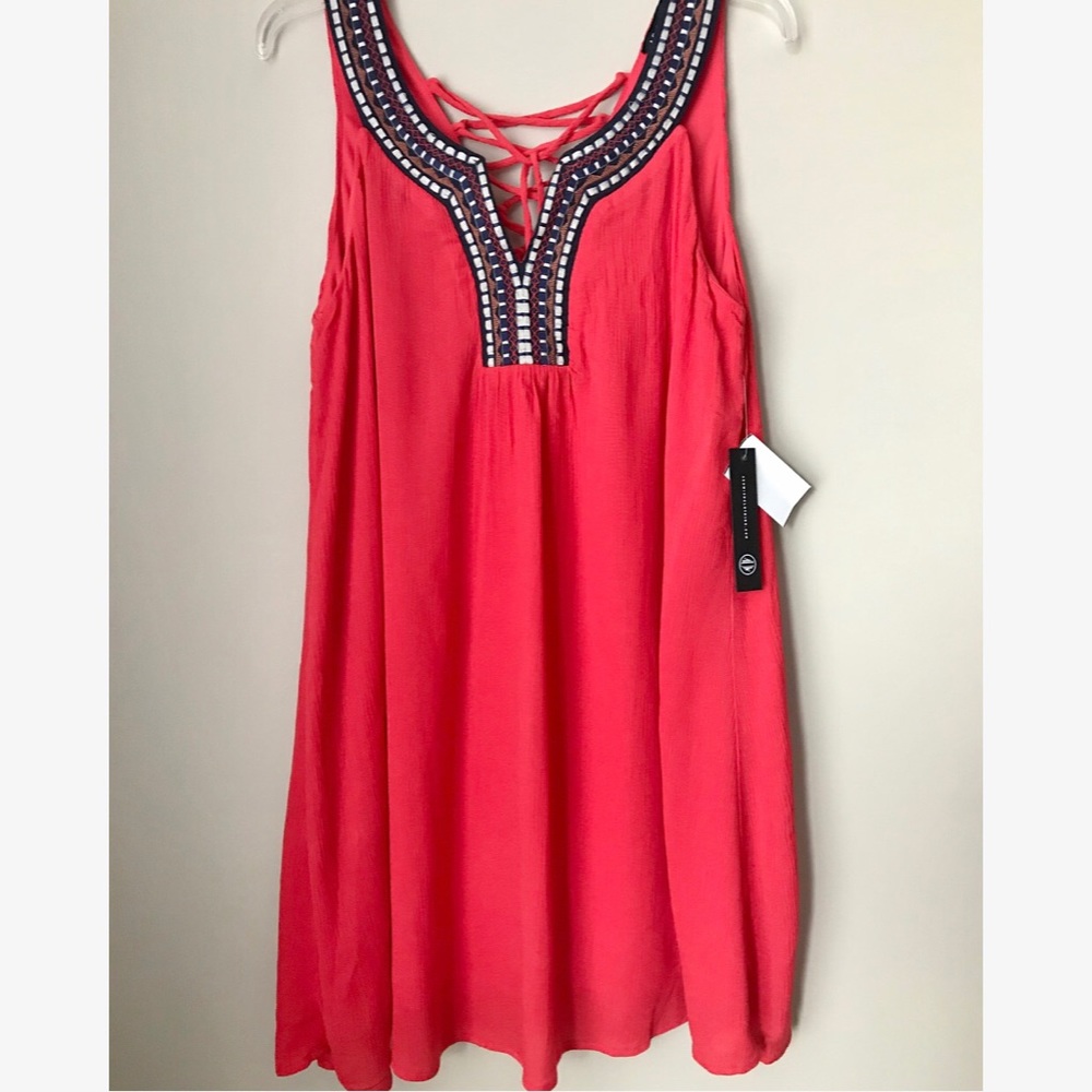 As U Wish Coral Tank Dress - Size XL NWT